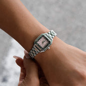 30MM Ethereal Pink Dial Watch - White Gold