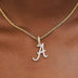 Alabama Crimson Tide Official NCAA Micro Logo Pendant - Yellow Gold