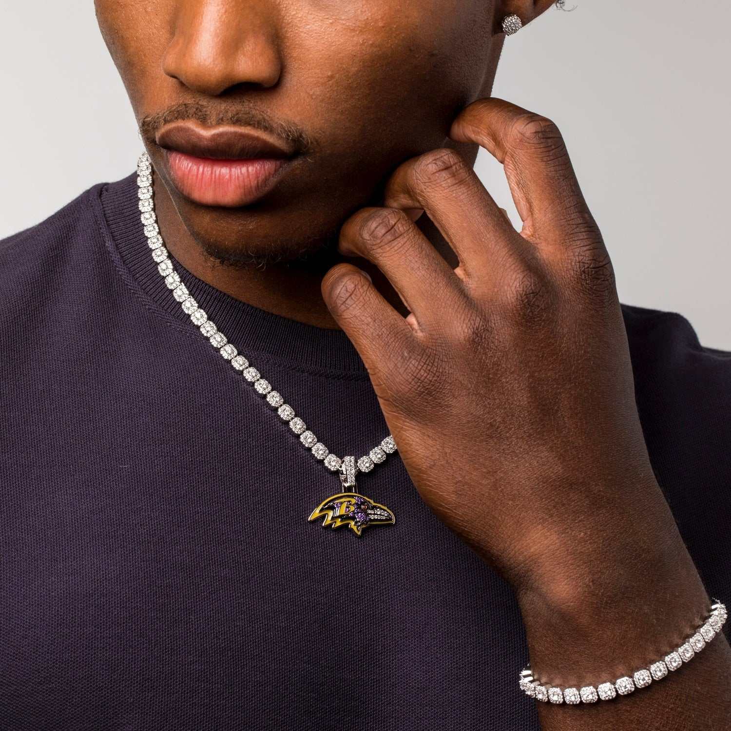 Baltimore Ravens Official NFL Pendant- The GLD Shop