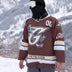 Camiseta de hockey GLD marrón y crema