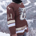 Camiseta de hockey GLD marrón y crema