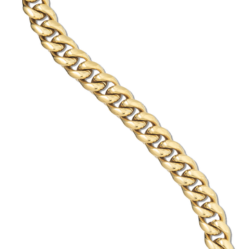 Cadena Miami Cuban Link de Oro Amarillo - 8mm