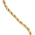 Rope Necklace in Yellow Gold- 6mm