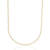 Cadena de Cuerda en Oro Amarillo - 2mm