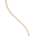 Cadena de Cuerda en Oro Amarillo - 2mm
