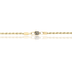 Cadena de Cuerda en Oro Amarillo - 2mm