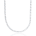 Diamond Tennis Chain in White Gold- 5mm
