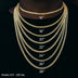 Micro Cuban Chain in Rose Gold- 3mm