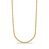 Youth Rope Chain in Yellow Gold - 4mm