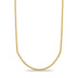 Youth Micro Cuban in Yellow Gold- 3mm