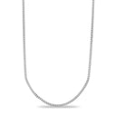 Micro Cubana Juvenil en Oro Blanco - 3mm