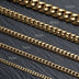 Cadena Cubana de Diamantes en Oro Rosa/Blanco - 8.5mm