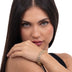 Pulsera de eslabones tipo "prong" con diamantes en oro amarillo - 12 mm