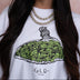GLD Pound of Green Tee in White