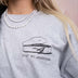 Camiseta GLD Don't Die Wondering en color gris tiza