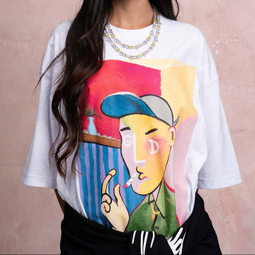 Camiseta Picasso en blanco