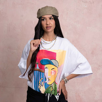 Camiseta Picasso en blanco