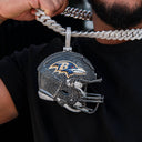 Colgante de casco gigante oficial de la NFL de los Baltimore Ravens