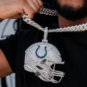 Giant Indianapolis Colts Official NFL Helmet Pendant