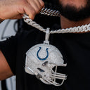 Colgante gigante del casco oficial de los Indianapolis Colts de la NFL