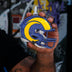 Giant Los Angeles Rams Official NFL Helmet Pendant