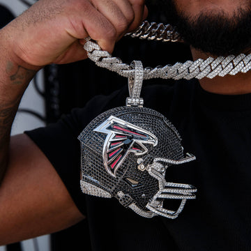 Giant Atlanta Falcons Official NFL Helmet Pendant