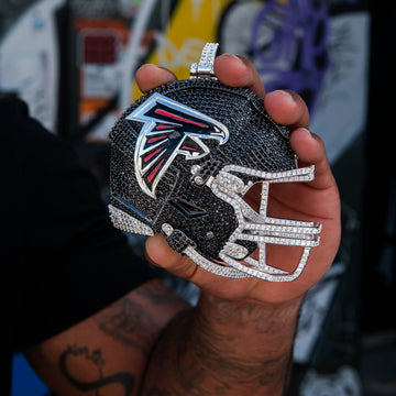 Giant Atlanta Falcons Official NFL Helmet Pendant