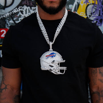 Colgante gigante del casco oficial de la NFL de los Buffalo Bills