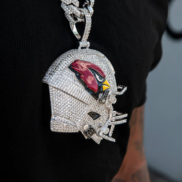 Giant Arizona Cardinals Official NFL Helmet Pendant