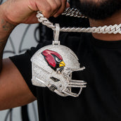 Giant Arizona Cardinals Official NFL Helmet Pendant