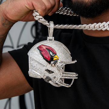 Giant Arizona Cardinals Official NFL Helmet Pendant