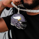 Colgante gigante de casco oficial de la NFL de los Minnesota Vikings