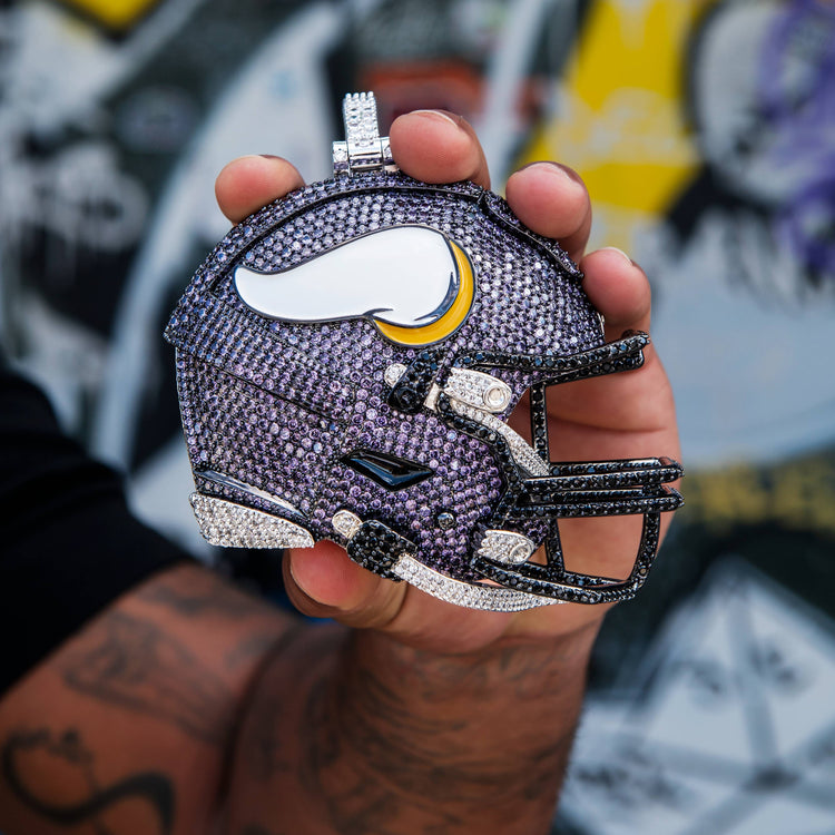Giant Minnesota Vikings Official NFL Helmet Pendant
