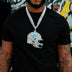 Giant Detroit Lions Official NFL Helmet Pendant