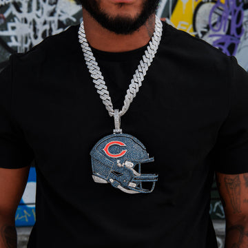 Giant Chicago Bears Official NFL Helmet Pendant