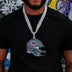 Giant Chicago Bears Official NFL Helmet Pendant