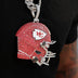 Giant Kansas City Chiefs Official NFL Helmet Pendant