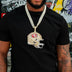 Giant San Francisco 49ers Official NFL Helmet Pendant