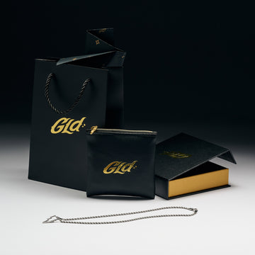 Rope Chain + Micro Iced Lightning Bolt Pendant Gift Bundle in White Gold - 2mm