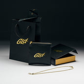 Rope Chain + Micro Bolt Pendant Gift Bundle in Yellow Gold - 2mm