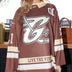GLD Brown and Cream Hockey Jersey