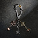 GLD X Bloody Osiris Moissanita Mosquetón + Llavero Clip On Paquete