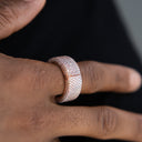 Iced Smart Ring Cover in Rose Gold Vermeil