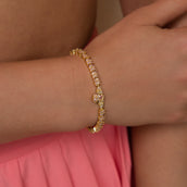 Forme Privé Crown Bracelet in Yellow Gold
