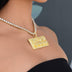 Large Iced The Last Supper Pendant in Yellow Gold