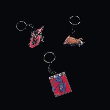 GLD Free The Trap + Phantom + Pizza Key Chain Set