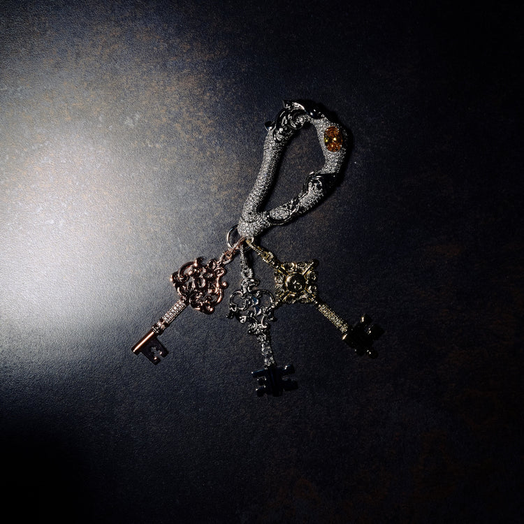 GLD X Bloody Osiris Moissanite Carabiner + Key Clip On Bundle