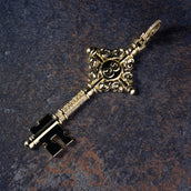 GLD X Bloody Osiris Lab Diamond Canary Key Clip On in Solid Yellow Gold