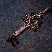 GLD X Bloody Osiris Lab Diamond Key Clip On in Solid Rose Gold