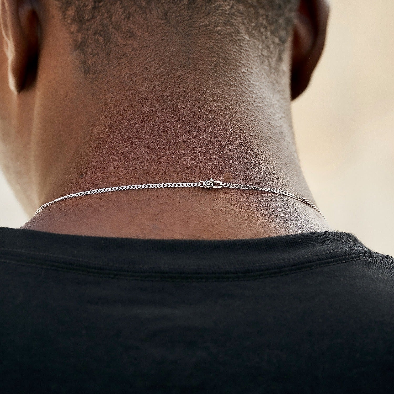 Micro Cuban Chain in White Gold - 2mm- The GLD Shop